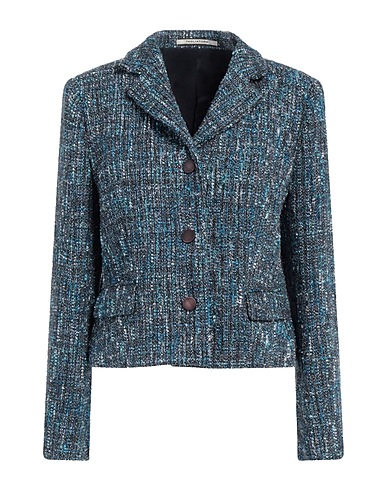TAGLIATORE 02-05 Blazer Navy blue 38% Polyamide, 25% Polyacrylic, 20% Polyester, 12% Wool, 5% Alpaca wool