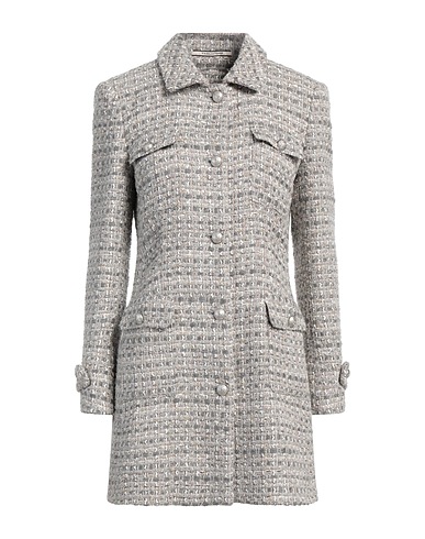 TAGLIATORE 02-05 Lange Jacke Hellgrau 42% Polyamid, 19% Polyester, 18% Baumwolle, 14% Andere Fasern, 7% Schurwolle