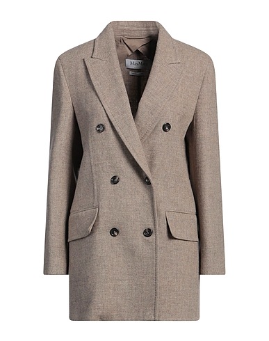 MAX MARA Coat SFILATA Beige 88% Virgin Wool, 12% Cashmere