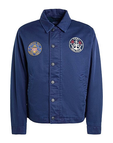 POLO RALPH LAUREN Jacket Navy blue 100% Cotton