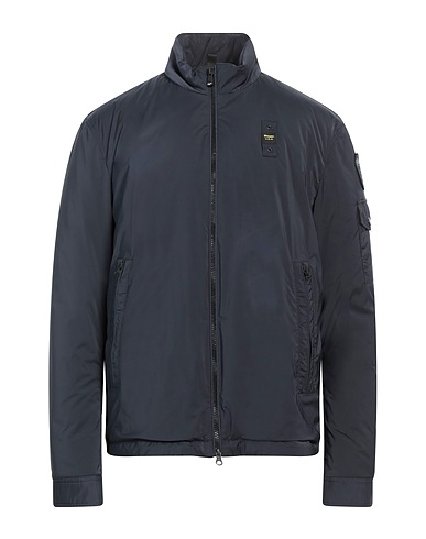 BLAUER. Jacket Navy blue 100% Polyester