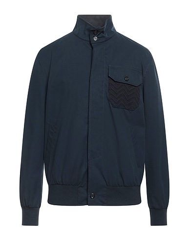 MISSONI Jacket Navy blue 75% Cotton, 25% Polyamide