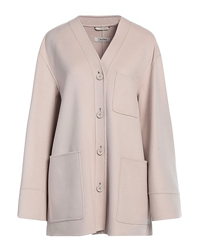 'S MAX MARA Coat Light grey 100% Virgin Wool