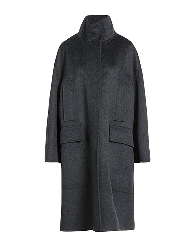'S MAX MARA Coat Charcoal 70% Virgin Wool, 30% Cashmere