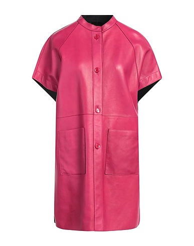 THE JACK AND JACKIE LEATHERS Soprabito Magenta Pelle