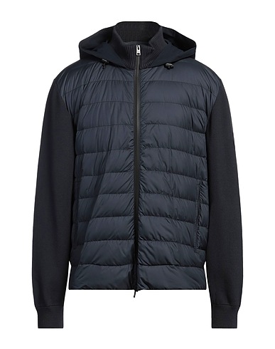 WOOLRICH Shell jacket Midnight blue 100% Polyester, Cotton