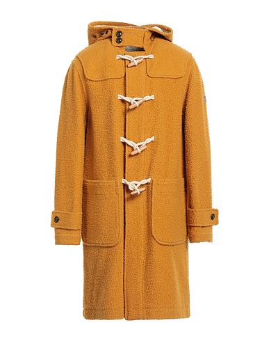 JACOB COHЁN Cappotto Giallo ocra 100% Lana