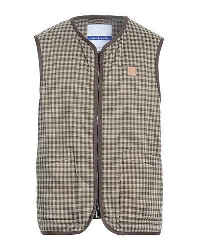 JACOB COHЁN Vest Beige 75% Polyester, 23% Polyamide, 2% Elastane