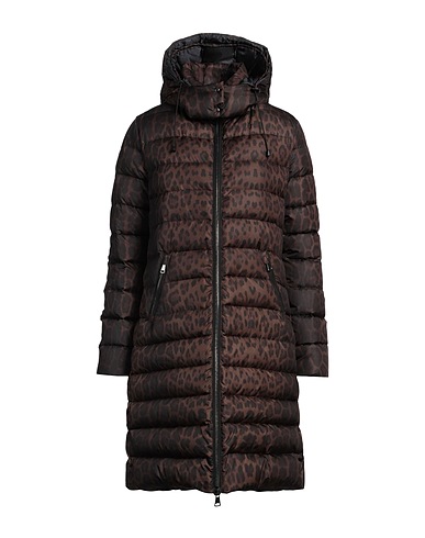 SIMONETTA RAVIZZA Shell  jacket Dark brown 100% Nylon