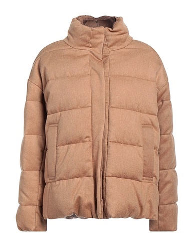 MAX MARA THE CUBE Piumino Cammello 100% Lana di cammello
