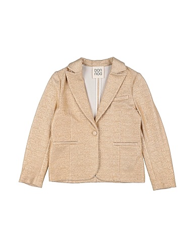 DOUUOD Blazer Gold 74% Cotton, 22% Polyamide, 4% Elastane