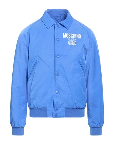 MOSCHINO Jacket COUTURE X SMILEY Azure 100% Polyamide