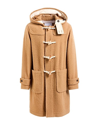 JACOB COHЁN Coat Camel 100% Wool