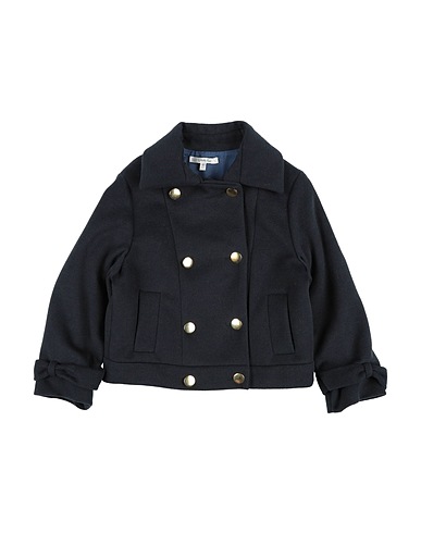 PICCOLA LUDO Coat Midnight blue 92% Polyester, 8% Viscose