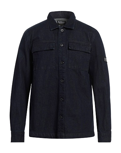 BARBOUR Denim jacket Blue 100% Cotton
