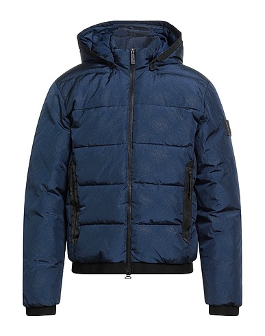 EA7 Shell jacket Midnight blue 100% Polyamide, Polyester, Elastane