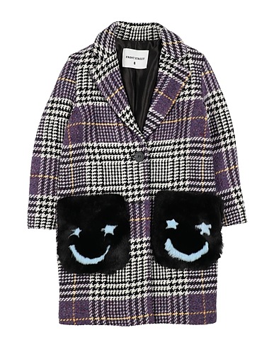 FRONT STREET 8 Cappotto Viola 45% Acrilico, 40% Lana, 10% Poliestere, 5% Altre Fibre