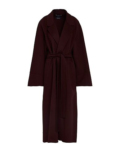 'S MAX MARA Cappotto Cioccolato 100% Lana Vergine