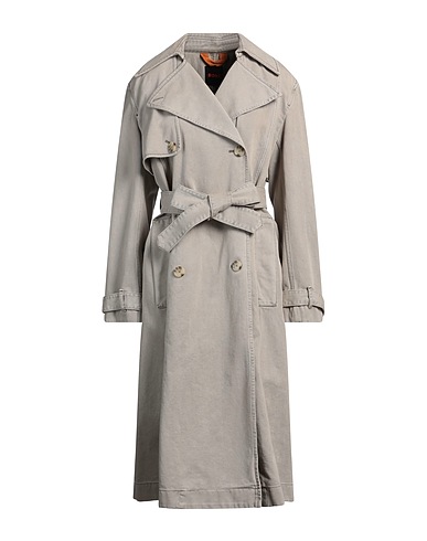 BOSS Double breasted pea coat Light brown 100% Cotton