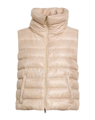 HERNO Gilet RESORT Beige 67% Polyamide, 33% Metallic fiber