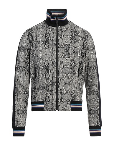 JUST CAVALLI Jacke Grau 74% Baumwolle, 24% Polyamid, 2% Elastan