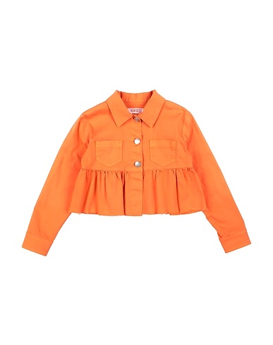 KONTATTO Jacket Orange 97% Cotton, 3% Elastane