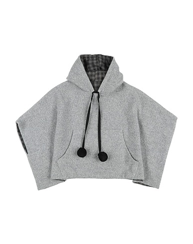 CUCÙ LAB Cloak Grey 43% Wool, 23% Polyester, 19% Cotton, 15% Polyamide
