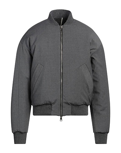 LOW BRAND Bomber Grey 54% Polyester, 44% Wool, 2% Elastane