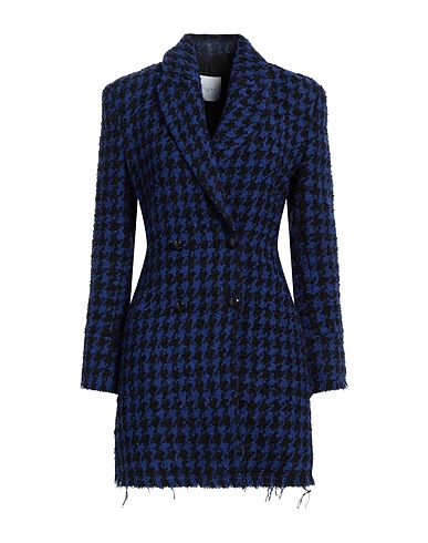 GAëLLE Paris Coat Blue 45% Acrylic, 30% Polyester, 20% Wool, 5% Other Fibres