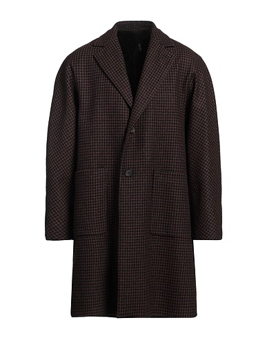 HEVÒ Cappotto Bordeaux 70% Lana, 25% Poliammide, 5% Altre Fibre