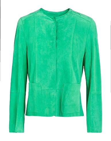 THE JACK AND JACKIE LEATHERS Jacke Grün 100% Leder