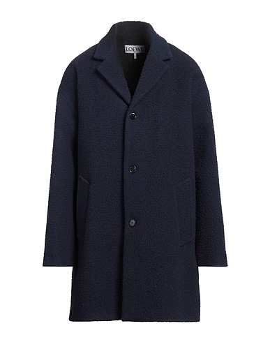 LOEWE Coat Navy 100% Wool