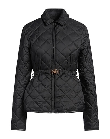 VERSACE Piumino Nero 100% Poliestere
