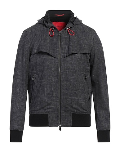 ISAIA Giubbotto Antracite 52% Lana, 23% Poliestere, 15% Seta, 8% Lino, 2% Altre Fibre