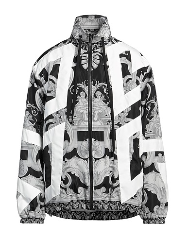 VERSACE Jacket Black 100% Polyamide, Polyester