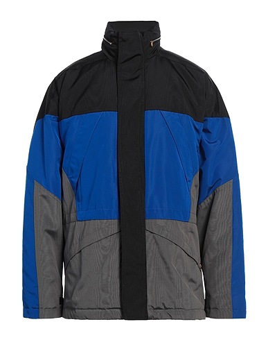 DUNHILL Jacket Bright blue 100% Mulberry silk, Viscose