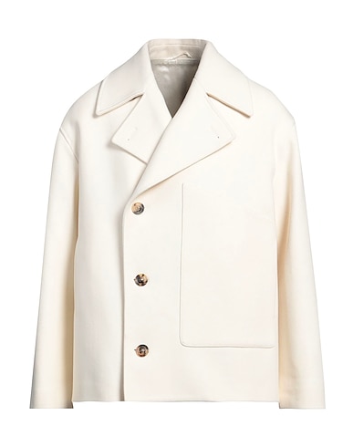 LARDINI Caban e doppio petto Bianco 80% Lana, 20% Poliammide