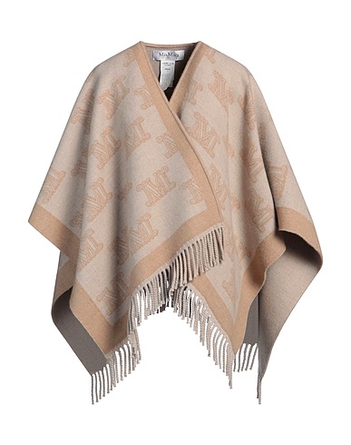 MAX MARA Cape Beige 100% Virgin Wool