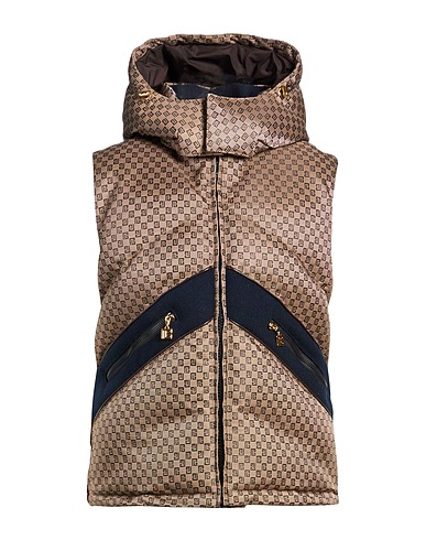 BALMAIN Vest Camel 84% Polyamide, 16% Acetate, Polyester, Cotton