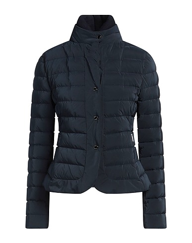 MOORER Piumino Blu notte 60% Poliammide, 40% Poliestere, Lana, Cachemire