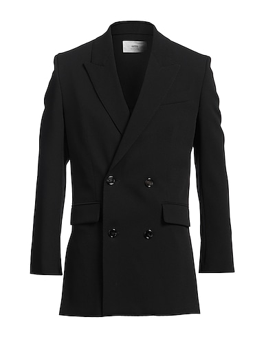 AMI ALEXANDRE MATTIUSSI Blazer Black 100% Virgin Wool