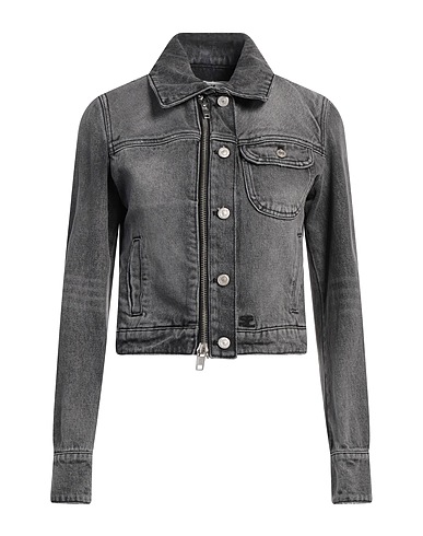 COURRÈGES Denim jacket Black 100% Cotton