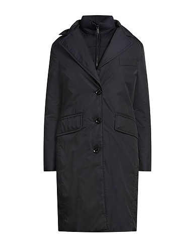 MOORER Coat Midnight blue 84% Polyester, 16% Viscose