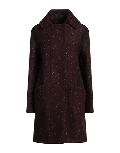 MOORER Coat Burgundy 70% Wool, 26% Polyamide, 4% Cotton, Viscose