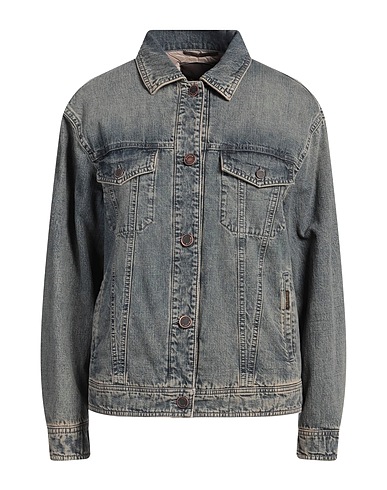 MOORER Denim jacket Blue 100% Cotton