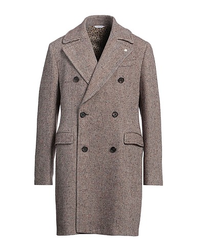 MANUEL RITZ Cappotto Testa di moro 35% Acrilico, 30% Lana, 26% Fibre sintetiche, 6% Cotone, 3% Seta