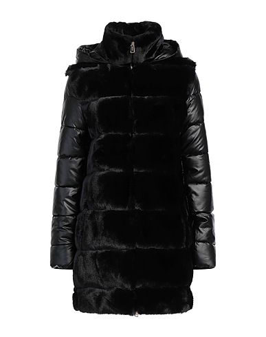GUESS Piumino Nero 100% Poliestere, Poliuretano