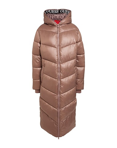 GUESS Shell jacket Light brown 100% Polyamide