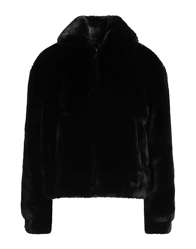 KARL LAGERFELD Teddy Coat Black 100% Recycled polyester