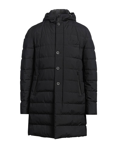 HERNO Shell jacket LAMINAR Black 100% Polyester, PTFE - Polytetrafluoroethylene